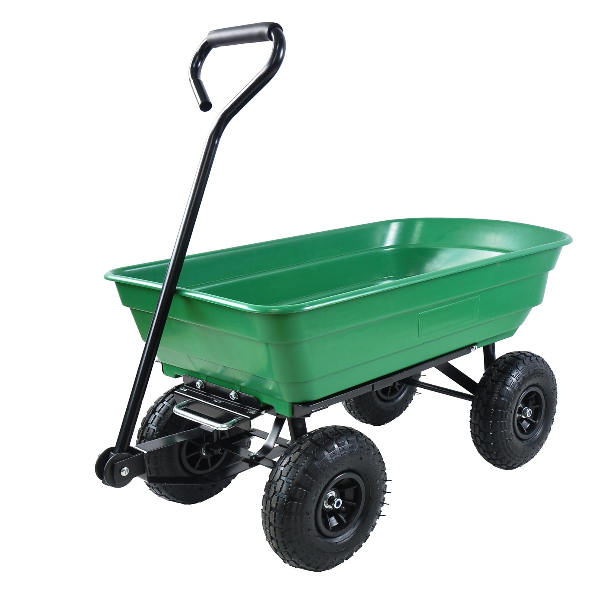 BlackTeck Folding Car Dump Truck — 300-Lb. Capacity, 10in. Pneumatic Tires, Steel Frame, Model# N2-52500